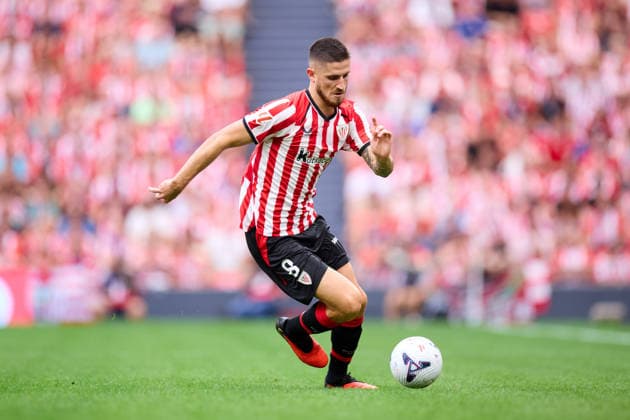 August 22, 2026, Bilbao, Vizcaya, SPAIN: Oihan Sancet of Athletic Club in action during the LaLiga EA Sports match between Athletic Club and Sevilla FC at San Mames on August 22, 2026, in Bilbao, Spain. Bilbao SPAIN - ZUMAa181 20260822_zaa_a181_121 Copyright: xRicardoxLarreinax