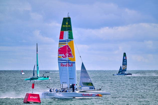 GER, Rockwool Garmany Sail Grand Prix, Sail GP, Sail GP Germany, Sassnitz, 22.-23.08.2026, Deutschland, RED BULL ITALY - Sail GP Team - Italy; Driver - Phil Robertson, GER, Sail GP, Rockwool Germany Sail Grand Prix, Sassnitz, 22.-23.08.2026, Deutschland, Freitag, 22.08.2026, Renntag 1, *** GER, Rockwool Germany Sail Grand Prix, Sail GP, Sail GP Germany, Sassnitz, August 22–23, 2026, Germany, RED BULL ITALY Sail GP Team Italy Driver Phil Robertson, GER, Sail GP, Rockwool Germany Sail Grand Prix, Sassnitz, August 22–23, 2026, Germany, Friday, August 22, 2026, Race Day 1, Copyright: xClaudiusxRauchx