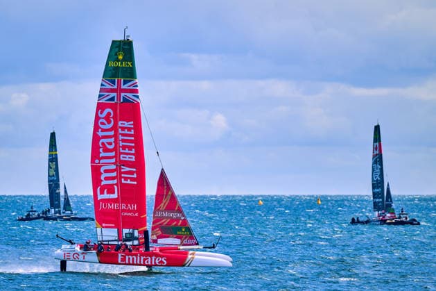GER, Rockwool Garmany Sail Grand Prix, Sail GP, Sail GP Germany, Sassnitz, 22.-23.08.2026, Deutschland, EMIRATES GBR - Sail GP Team - Great Britain; Driver - Dylan Fletcher GER, Sail GP, Rockwool Germany Sail Grand Prix, Sassnitz, 22.-23.08.2026, Deutschland, Freitag, 22.08.2026, Renntag 1, *** GER, Rockwool Germany Sail Grand Prix, Sail GP, Sail GP Germany, Sassnitz, August 22–23, 2026, Germany, EMIRATES GBR Sail GP Team Great Britain Driver Dylan Fletcher GER, Sail GP, Rockwool Germany Sail Grand Prix, Sassnitz, August 22–23, 2026, Germany, Friday, August 22, 2026, Race Day 1, Copyright: xClaudiusxRauchx