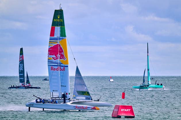 GER, Rockwool Garmany Sail Grand Prix, Sail GP, Sail GP Germany, Sassnitz, 22.-23.08.2026, Deutschland, RED BULL ITALY - Sail GP Team - Italy; Driver - Phil Robertson, GER, Sail GP, Rockwool Germany Sail Grand Prix, Sassnitz, 22.-23.08.2026, Deutschland, Freitag, 22.08.2026, Renntag 1, *** GER, Rockwool Germany Sail Grand Prix, Sail GP, Sail GP Germany, Sassnitz, August 22–23, 2026, Germany, RED BULL ITALY Sail GP Team Italy Driver Phil Robertson, GER, Sail GP, Rockwool Germany Sail Grand Prix, Sassnitz, August 22–23, 2026, Germany, Friday, August 22, 2026, Race Day 1, Copyright: xClaudiusxRauchx