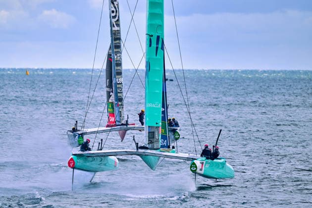 GER, Rockwool Garmany Sail Grand Prix, Sail GP, Sail GP Germany, Sassnitz, 22.-23.08.2026, Deutschland, U.S. SAIL GP TEAM - United States; Driver - Taylor Canfield,, GER, Sail GP, Rockwool Germany Sail Grand Prix, Sassnitz, 22.-23.08.2026, Deutschland, Freitag, 22.08.2026, Renntag 1, *** GER, Rockwool Germany Sail Grand Prix, Sail GP, Sail GP Germany, Sassnitz, August 22–23, 2026, Germany, U.S. Sail GP Team, United States, Driver Taylor Canfield, GER, Sail GP, Rockwool Germany Sail Grand Prix, Sassnitz, August 22–23, 2026, Germany, Friday, August 22, 2026, Race Day 1, Copyright: xClaudiusxRauchx