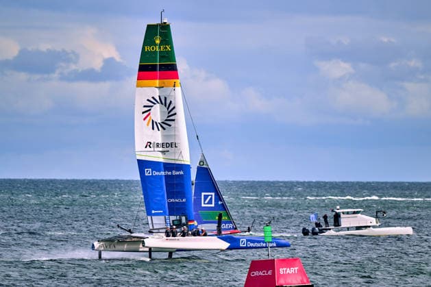 GER, Rockwool Garmany Sail Grand Prix, Sail GP, Sail GP Germany, Sassnitz, 22.-23.08.2026, Deutschland, GERMANY BY DEUTSCHE BANK - Sail GP Team - Germany; Driver - Erik Kosegarten-Heil, GER, Sail GP, Rockwool Germany Sail Grand Prix, Sassnitz, 22.-23.08.2026, Deutschland, Freitag, 22.08.2026, Renntag 1, *** GER, Rockwool Germany Sail Grand Prix, Sail GP, Sail GP Germany, Sassnitz, August 22–23, 2026, Germany, GERMANY BY DEUTSCHE BANK Sail GP Team Germany Driver Erik Kosegarten Heil, GER, Sail GP, Rockwool Germany Sail Grand Prix, Sassnitz, August 22–23, 2026, Germany, Friday, August 22, 2026, Race Day 1, Copyright: xClaudiusxRauchx