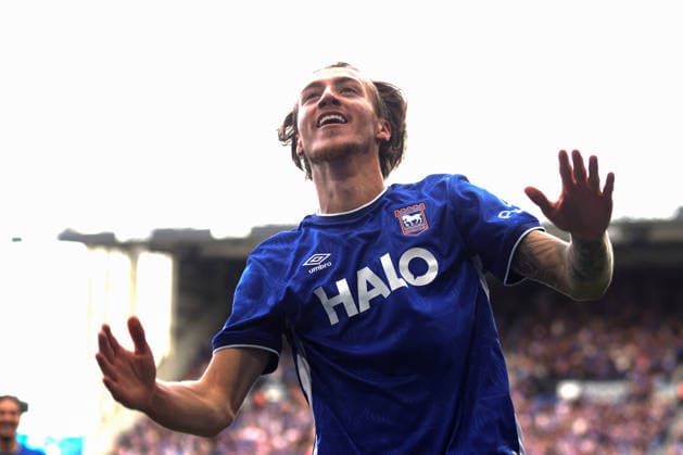 Ipswich Town v Sunderland 22 August 2026 Ipswich, Premier League Football - Ipswich Town v Sunderland - Jack Clarke of Ipswich Town celebrates after scoring his team™s winning goal - (Photo by Mark Leech). Ipswich UK *** Ipswich Town gegen Sunderland, 22. August 2026, Ipswich, Premier League, Fußball: Ipswich Town gegen Sunderland – Jack Clarke von Ipswich Town jubelt, nachdem er den Siegtreffer für seine Mannschaft erzielt hat. Foto: Mark Leech, Ipswich, Großbritannien  Copyright: xMarkxLeechxOffside