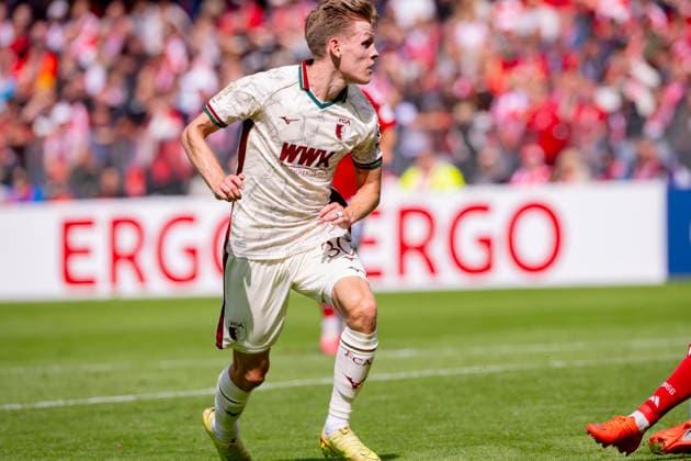 Germany, Cottbus, LEAG Energie Stadion, 22.08.2026, DFB Pokal 2026 27, 1. Runde, FC Energie Cottbus vs. FC Augsburg, Anton Kade (FC Augsburg), Photo by Eibner Pressefoto Tino Henschel DFB Pokal 2026 27, 1. Runde, FC Energie Cottbus vs. FC Augsburg Cottbus *** Germany, Cottbus, LEAG Energie Stadium, August 22, 2026, 2026–27 DFB Cup, First Round, FC Energie Cottbus vs. FC Augsburg, Anton Kade (FC Augsburg), Photo by Eibner Pressefoto, Tino Henschel, 2026–27 DFB Cup, First Round, FC Energie Cottbus vs. FC Augsburg, Cottbus Copyright: xEibnerxPressefotox