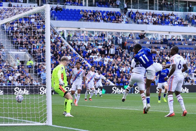 Football - Premier League - Everton v Crystal Palace 22nd August 2026 - Premier League - Everton v Crystal Palace - Thierno Barry of Everton scores their 2nd goal - Photo: Simon Stacpoole Offside. Liverpool UK *** Fußball: Premier League – Everton gegen Crystal Palace, 22. August 2026 Premier League – Everton gegen Crystal Palace: Thierno Barry von Everton erzielt das zweite Tor. Foto: Simon Stacpoole. Abseits. Liverpool, Großbritannien  Copyright: xSimonxStacpoolexOffside