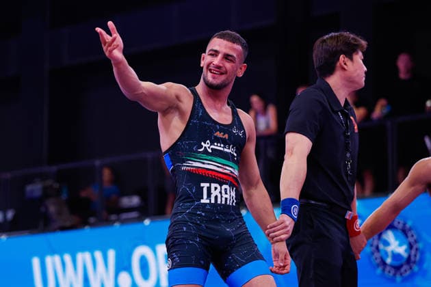 U20 World Championships 70kg FS - Sina Mahdi Khalili (IRI) *** U20 World Championships, 70 kg Freestyle: Sina Mahdi Khalili (IRI) Copyright: xKostadinxAndonovx