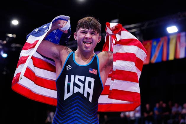 U20 World Championships 65kg FS - Bowen William Bassett (USA) *** U20 World Championships, 65 kg Freestyle: Bowen William Bassett, USA Copyright: xKostadinxAndonovx