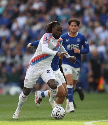Premier League - Everton v Crystal Palace LIVERPOOL, ENGLAND, AUGUST 22: Evann Guessand of Crystal Palace during the Premier League match between Everton v Crystal Palace at Hill Dickinson Stadium, Liverpool on 22 August. (Photo by Daniel Weir) Liverpool Hill Dickinson Stadium United Kingdom Copyright: xDanielxWeir SportsxPressxPhotox Sportspressphoto_SPR212532