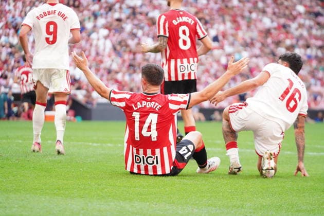 ESP: LaLiga EA Sports Athletic Bilbao v Sevilla FC Aymeric Laporte of Athletic Bilbao during LaLiga EA Sports between Athletic Bilbao v Sevilla FC played at San Mames Stadium in Bilbao, on August 22, 2026 in Spain Spain Futbol *** ESP LaLiga EA Sports Athletic Bilbao vs. Sevilla FC Aymeric Laporte of Athletic Bilbao during the LaLiga EA Sports match between Athletic Bilbao and Sevilla FC played at San Mamés Stadium in Bilbao on August 22, 2026, in Spain. Spain Soccer Copyright: xAgenciaxLOFx
