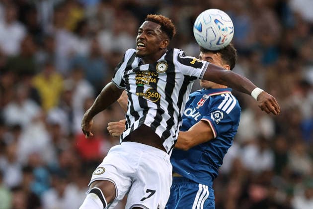 Ar Udine 22 08 2026 - campionato di calcio serie A Udinese-Como foto Andrea Rigano Image nella foto: Idrissa Gueye-Jacobo Ramon 