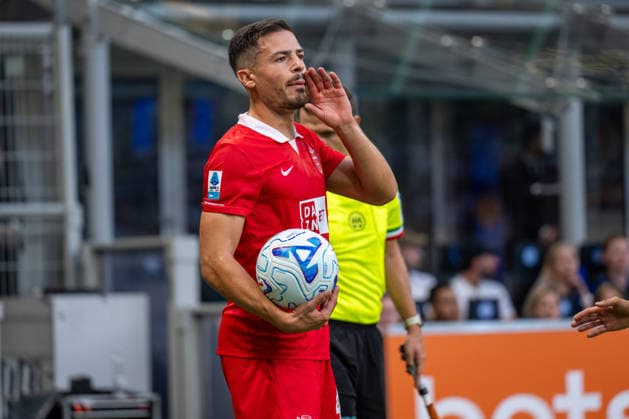 IPA87701754 - Andrea Carboni during the Serie A match between FC Internazionale and AC Monza at Stadio Giuseppe Meazza in Milan, Italy, on August 22, 2026.  Copyright: xFedericoxManoni IPAxSportx xx 87701754