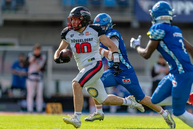 GER, Allgaeu Comets vs Duesseldorf Panther, American Football, GFL, Saison 2026, Week 16, 22.08.2026 GER, Allgaeu Comets vs Duesseldorf Panther, American Football, GFL, Saison 2026, Week 16, 22.08.2026 Kempten *** GER, Allgäu Comets vs. Düsseldorf Panthers, American Football, GFL, 2026 Season, Week 16, August 22, 2026 GER, Allgäu Comets vs. Düsseldorf Panthers, American Football, GFL, 2026 Season, Week 16, August 22, 2026, Kempten Copyright: xEibner-Pressefoto FlorianxWolfx EP_FWF