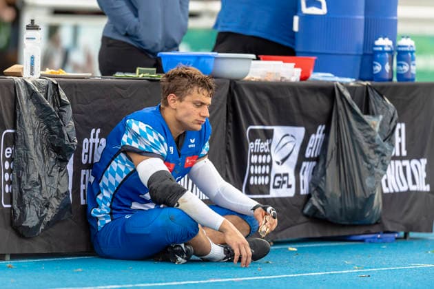 Jannes Eberle (Allgaeu Comets, RB, 22) GER, Allgaeu Comets vs Duesseldorf Panther, American Football, GFL, Saison 2026, Week 16, 22.08.2026 GER, Allgaeu Comets vs Duesseldorf Panther, American Football, GFL, Saison 2026, Week 16, 22.08.2026 Kempten *** Jannes Eberle, Allgäu Comets, RB, 22, GER, Allgäu Comets vs. Düsseldorf Panthers, American Football, GFL, 2026 Season, Week 16, August 22, 2026 GER, Allgäu Comets vs. Düsseldorf Panthers, American Football, GFL, 2026 Season, Week 16, August 22, 2026 Kempten Copyright: xEibner-Pressefoto FlorianxWolfx EP_FWF