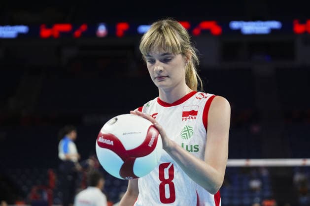 Hungary v Poland - CEV EuroVolley 2026 ISTANBUL, TURKIYE - AUGUST 22: Poland s Piasecka Julita (8) in action during the opening Group A match of the CEV EuroVolley 2026 Women at Sinan Erdem Sports Hall, on August 22, 2026 in Istanbul, Turkiye. Bunyamin Celik Anadolu Istanbul Turkey. Editorial use only. Please get in touch for any other usage.  Copyright: x2026xAnadoluxBunyaminxCelikx