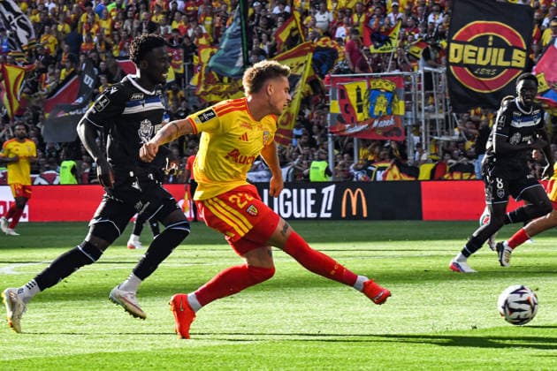 FOOTBALL : RC Lens vs AJ Auxerre - Ligue 1 - JournÃ e 1- 22 08 2026 Michal Skoras (RC Lens) LensFrance  Copyright: xBaptistexAutissierx