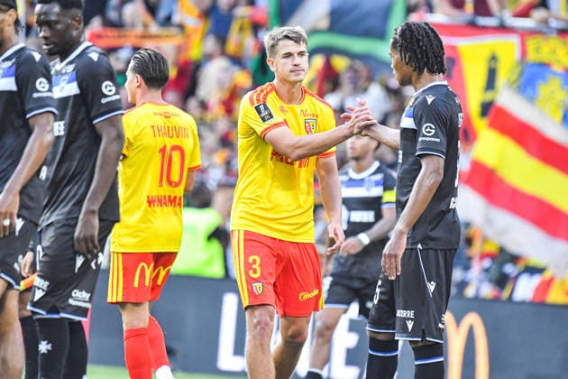 FOOTBALL : RC Lens vs AJ Auxerre - Ligue 1 - JournÃ e 1- 22 08 2026 Maik Nawrocki (RC Lens) LensFrance  Copyright: xBaptistexAutissierx