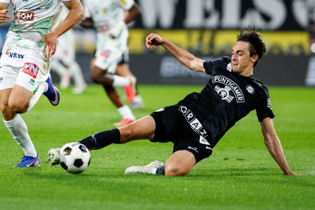 SOCCER - BL, Sturm vs A.Lustenau GRAZ,AUSTRIA,22.AUG.26 - SOCCER - ADMIRAL Bundesliga, SK Sturm Graz vs SC Austria Lustenau. Image shows Albert Vallci (Sturm).  GEPAxpictures xJamesxDoak