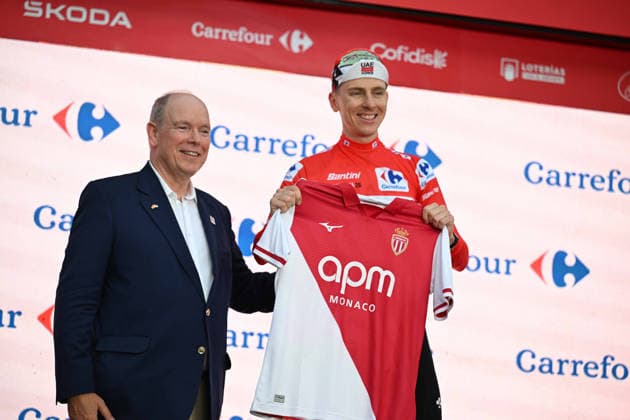 22-08-2026 Vuelta A Espana; Tappa 01 Monaco - Monaco; 2026, Uae Emirates - Xrg; Pogacar, Tadej; Principe, Alberto Di Monaco; Monaco - Montecarlo; 