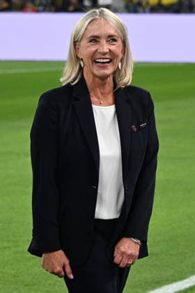 22.08.2026, xsltx, Fussball Franz Beckenbauer Supercup 2026, Borussia Dortmund - FC Bayern München v.l. Heidi Beckenbauer (DFL DFB REGULATIONS PROHIBIT ANY USE OF PHOTOGRAPHS as IMAGE SEQUENCES and or QUASI-VIDEO) Dortmund *** August 22, 2026, xsltx, Soccer Franz Beckenbauer Super Cup 2026, Borussia Dortmund, FC Bayern Munich, Heidi Beckenbauer, DFL, DFB. REGULATIONS PROHIBIT ANY USE OF PHOTOGRAPHS AS IMAGE SEQUENCES AND OR QUASI-VIDEO. Dortmund