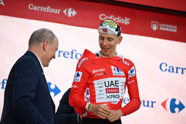 22-08-2026 Vuelta A Espana; Tappa 01 Monaco - Monaco; 2026, Uae Emirates - Xrg; Pogacar, Tadej; Principe, Alberto Di Monaco; Monaco - Montecarlo; 