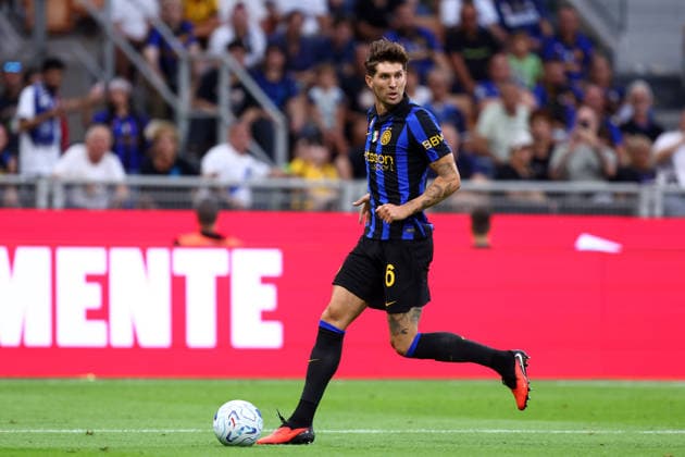 Serie A Fc Internazionale - Ac Monza John Stones of Fc Internazionale in action during the Serie A match beetween Fc Internazionale and Ac Monza at Stadio Giuseppe Meazza on August 22 2026 in Milan Italy . Milano Stadio Giuseppe Meazza Italy Copyright: xMarcoxCanonierox