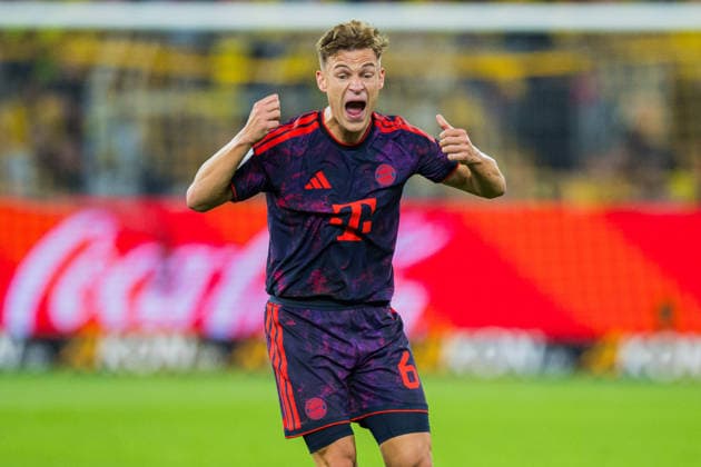 22.08.2026 - Fußball, 2026 2027, Franz-Beckenbauer-Supercup, Borussia Dortmund - FC Bayern München: Joshua Kimmich (München) DFB REGULATIONS PROHIBIT ANY USE OF PHOTOGRAPHS AS IMAGE SEQUENCES AND OR QUASI-VIDEO. *** August 22, 2026 Soccer, 2026–2027, Franz Beckenbauer Super Cup, Borussia Dortmund, FC Bayern Munich, Joshua Kimmich, Munich. DFB regulations prohibit any use of photographs as image sequences and or quasi-video.