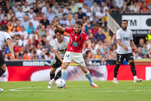 Agosto 22, 2026, Mestalla , Valencia, Spain; Lal liga Football League, Valencia CF versus Celta de Vigo *** August 22, 2026, Mestalla, Valencia, Spain—La Liga: Valencia CF vs. Celta de Vigo Copyright: xJudithxAmigox