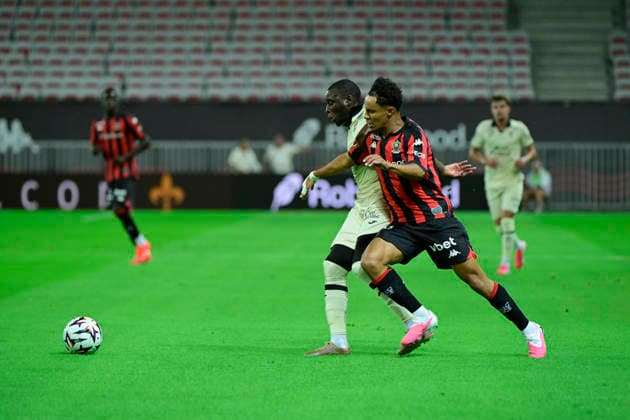 FOOTBALL : OGC Nice VS FC Lorient - Ligue 1 McDonald s - 22 08 2026 Sofiane Diop (OGCN) - Ligue 1 McDonald s match between OGC Nice and Football Club de Lorient on August 22, 2026 at the Allianz Riviera Stadium in Nice. NiceFrance  Copyright: xWilliamxCannarellax