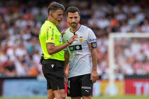 Agosto 22, 2026, Mestalla , Valencia, Spain; Lal liga Football League, Valencia CF versus Celta de Vigo *** August 22, 2026, Mestalla, Valencia, Spain La Liga, Valencia CF vs. Celta de Vigo Copyright: xJudithxAmigox