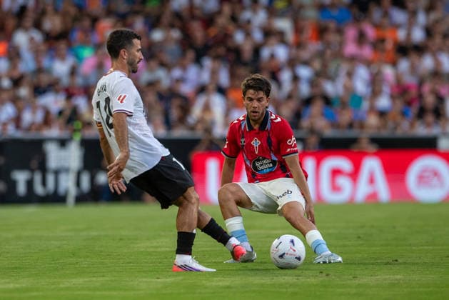 Agosto 22, 2026, Mestalla , Valencia, Spain; Lal liga Football League, Valencia CF versus Celta de Vigo *** August 22, 2026, Mestalla, Valencia, Spain La Liga, Valencia CF vs. Celta de Vigo Copyright: xJudithxAmigox