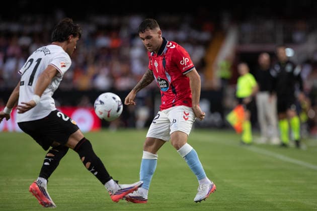Agosto 22, 2026, Mestalla , Valencia, Spain; Lal liga Football League, Valencia CF versus Celta de Vigo *** August 22, 2026, Mestalla, Valencia, Spain La Liga, Valencia CF vs. Celta de Vigo Copyright: xJudithxAmigox