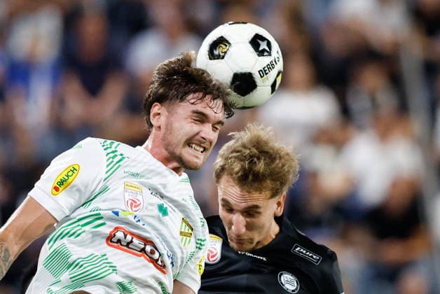 SOCCER - BL, Sturm vs A.Lustenau GRAZ,AUSTRIA,22.AUG.26 - SOCCER - ADMIRAL Bundesliga, SK Sturm Graz vs SC Austria Lustenau. Image shows Dominik Weixelbraun (A.Lustenau).  GEPAxpictures xJamesxDoak