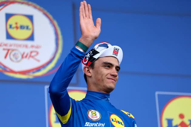Radsport - LIDL DEUTSCHLAND TOUR 2026 - 22.08.26, 3. Etappe - HERXHEIM - BAD DÜRKHEIM, Tagessieger Giulio Pellizzari (ITA Red Bull - BORA - hansgrohe), - *** Cycling: LIDL GERMANY TOUR 2026, August 22, 2026, Stage 3: HERXHEIM–BAD DÜRKHEIM; Stage Winner: Giulio Pellizzari (ITA, Red Bull BORA hansgrohe),