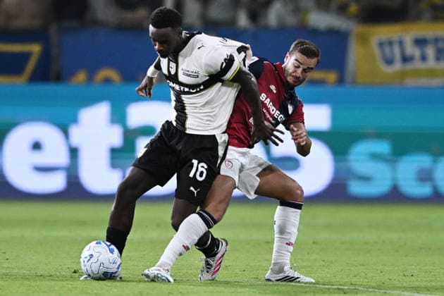 Mp Parma 22 08 2026 - campionato di calcio serie A Parma-Cagliari foto Matteo Papini Image nella foto: Lamine Keita-Harry Billy Winks 