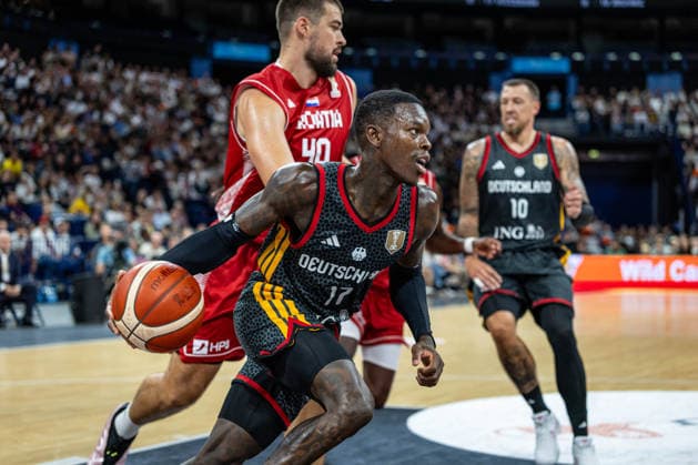 Basketball Hamburg 22.08.2026 Turkish Airlines Supercup 2026 Finale Deutschland (GER) - Kroatien (CRO) Dennis Schröder Schroeder (Deutschland, No.17) Schröder Schroder *** Basketball Hamburg, August 22, 2026 Turkish Airlines Supercup 2026 Final Germany (GER) vs. Croatia (CRO) Dennis Schröder (Schroeder) Germany, No. 17 Schröder (Schroder)