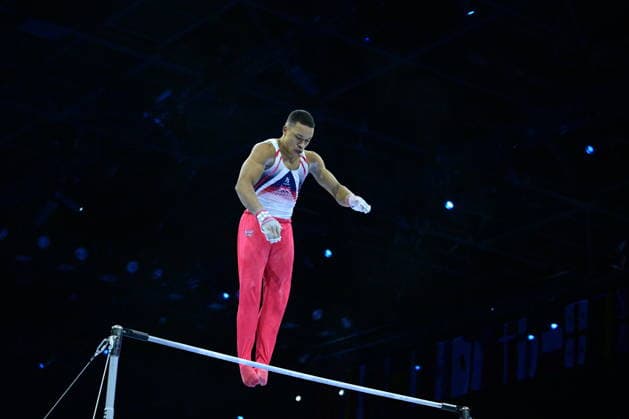 Zagreb, Croatia, 220826. 37th European Men s Artistic Gymnastics Championships, Individual Apparatus Finals at Arena Zagreb. Horizontal Bar, Joe Fraser, Great Britain. Photo: Ivana Grgic CROPIX Zagreb Croatia Copyright: xxIvanaxGrgicx disciplina_preca19-220826