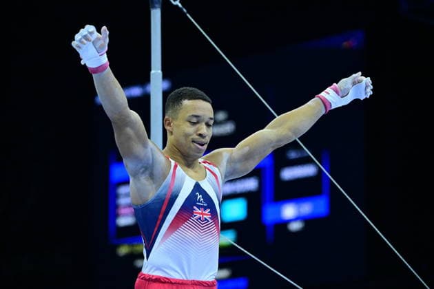 Zagreb, Croatia, 220826. 37th European Men s Artistic Gymnastics Championships, Individual Apparatus Finals at Arena Zagreb. Horizontal Bar, Joe Fraser, Great Britain. Photo: Ivana Grgic CROPIX Zagreb Croatia Copyright: xxIvanaxGrgicx disciplina_preca22-220826