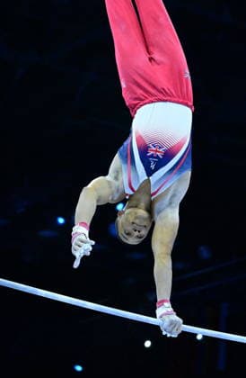 Zagreb, Croatia, 220826. 37th European Men s Artistic Gymnastics Championships, Individual Apparatus Finals at Arena Zagreb. Horizontal Bar, Joe Fraser, Great Britain. Photo: Ivana Grgic CROPIX Zagreb Croatia Copyright: xxIvanaxGrgicx disciplina_preca27-220826