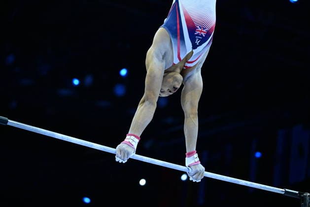 Zagreb, Croatia, 220826. 37th European Men s Artistic Gymnastics Championships, Individual Apparatus Finals at Arena Zagreb. Horizontal Bar, Joe Fraser, Great Britain. Photo: Ivana Grgic CROPIX Zagreb Croatia Copyright: xxIvanaxGrgicx disciplina_preca29-220826