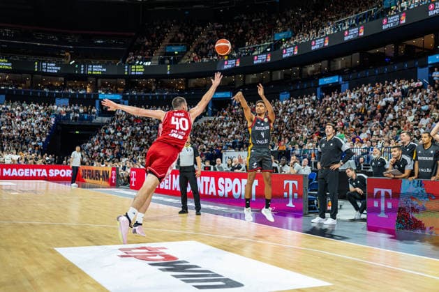 Basketball Hamburg 22.08.2026 Turkish Airlines Supercup 2026 Finale Deutschland (GER) - Kroatien (CRO) Maodo Lo (Deutschland, No.04) *** Basketball Hamburg, August 22, 2026 Turkish Airlines Supercup 2026 Final: Germany (GER) vs. Croatia (CRO) Maodo Lo, Germany, No. 04
