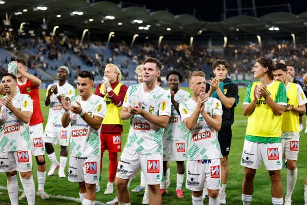 SOCCER - BL, Sturm vs A.Lustenau GRAZ,AUSTRIA,22.AUG.26 - SOCCER - ADMIRAL Bundesliga, SK Sturm Graz vs SC Austria Lustenau. Image shows the rejoicing of Austria Lustenau.  GEPAxpictures xJamesxDoak
