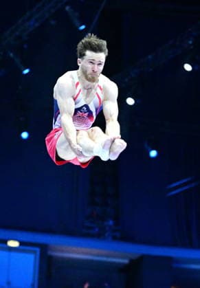 Zagreb, Croatia, 220826. 37th European Men s Artistic Gymnastics Championships, Individual Apparatus Finals at Arena Zagreb. Vault, Harry Hepworth, Great Britian. Photo: Ivana Grgic CROPIX Zagreb Croatia Copyright: xxIvanaxGrgicx disciplina_preskok6-220826