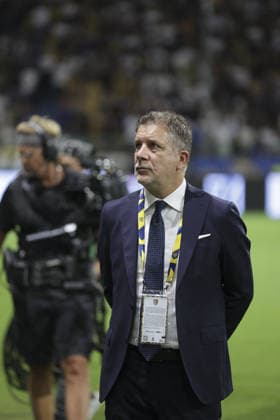 IPA87705964 - Federico Cherubini, CEO of Parma AC, during the Parma Calcio vs. Cagliari Calcio match, the first game of the 2026-27 Serie A Enilive season, at the Ennio Tardini Stadium in Parma (PR), Italy, on August 22, 2026.  Copyright: xDavidexCasentini IPAxSportx xx 87705964