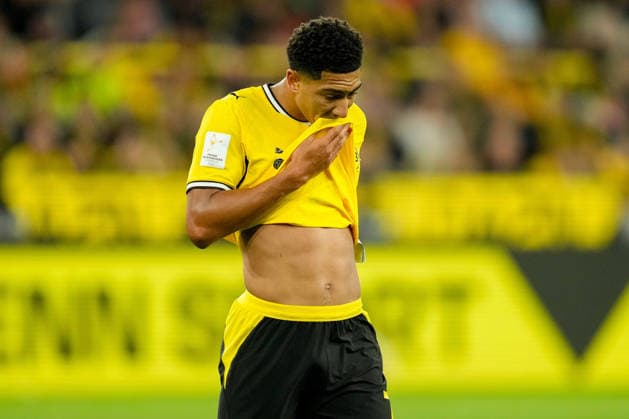 Jobe Bellingham (Borussia Dortmund) looks disappointed, dejected, frustrated during the Franz Beckenbauer Supercup match between Borussia Dortmund and FC Bayern Muenchen at Signal Iduna Park on August 22, 2026 in Dortmund, Germany. (Photo by Alex Gottschalk DeFodi Images) - *** Jobe Bellingham of Borussia Dortmund looks disappointed, dejected, and frustrated during the Franz Beckenbauer Super Cup match between Borussia Dortmund and FC Bayern Munich at Signal Iduna Park on August 22, 2026, in Dortmund, Germany. Photo by Alex Gottschalk, DeFodi Images