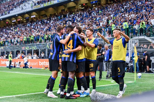 FC Internazionale v AC Monza - Serie A 2026 27 FC Internazionale celebrate the 4-1 goal during the Serie A Enilive 2026 27 match between Inter and Monza at San Siro Stadium in Milan, Italy, on August 22, 2026. Milano Italy  Copyright: xAndreaxxAmatox originalFilename:amato-notitle260822_np3LC.jpg