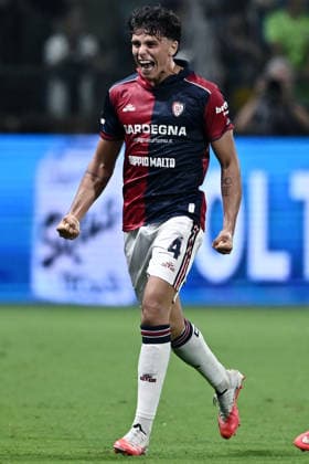 Mp Parma 22 08 2026 - campionato di calcio serie A Parma-Cagliari foto Matteo Papini Image nella foto: esultanza gol Alessandro Romano 