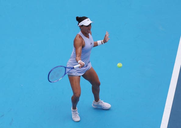 August 22, 2026, Mason, Ohio, USA: JESSICA PEGULA of USA during the match against I. Swiatek of Poland in semifinals of tennis tournament WTA, Tennis Damen 1000 Cincinnati Open in Mason, USA. Tennis: Cincinnati Open - Jessica Pegula  - ZUMAc278 20260822_zsp_c278_065 Copyright: xMarcinxCholewinskix