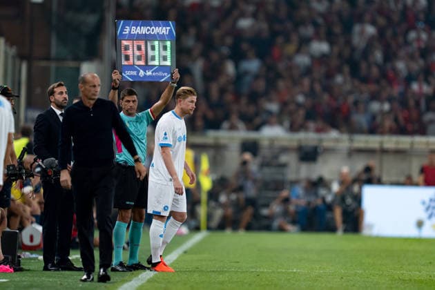 Genoa CFC v SSC Napoli - Serie A Enilive Kevin De Bruyne of SSC Napoli during the Serie A Enilive match between Genoa CFC and SSC Napoli at Luigi Ferraris Stadium on August 22, 2026 in Genoa, Italy Genoa Luigi Ferraris Stadium Liguria Italy Copyright: xGiuseppexMaffiax 260822SerieA_Genoa-Napoli_GM_09683