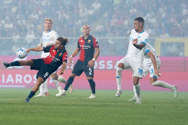 Genoa CFC v SSC Napoli - Serie A Enilive Tommaso Baldanzi of Genoa CFC in action during the Serie A Enilive match between Genoa CFC and SSC Napoli at Luigi Ferraris Stadium on August 22, 2026 in Genoa, Italy Genoa Luigi Ferraris Stadium Liguria Italy Copyright: xGiuseppexMaffiax 260822SerieA_Genoa-Napoli_GM_08850