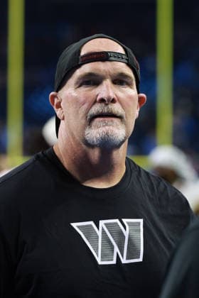Washington Commanders vs Detroit Lions DETROIT,MICHIGAN-AUGUST 22: Head coach Dan Quinn of the Washington Commanders walks off the field after an NFL, American Football Herren, USA football preseason football game between the Washington Commanders and the Detroit Lions in Detroit, Michigan USA, on Saturday, August 22, 2026 Detroit Michigan United States  Copyright: xJorgexLemusx originalFilename:lemus-washingt260822_npfdL.jpg